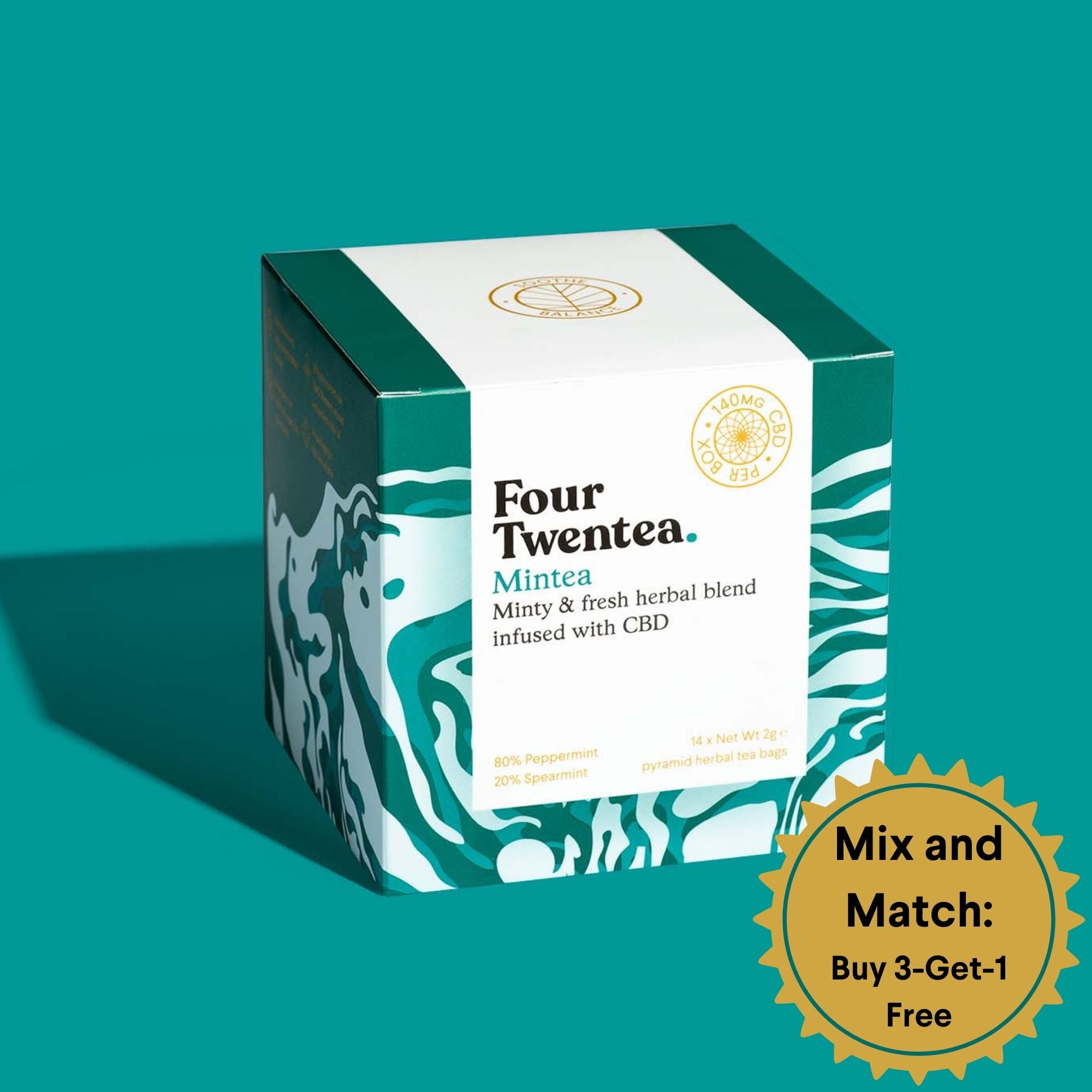 CBD Mint tea with offer of 3 for 1